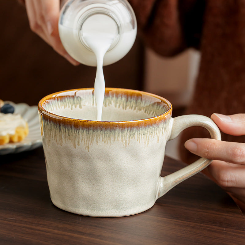 Koppo Living "Cloud & Water" Keramikbecher mit Reaktiver Glasur Porzellan 400ml