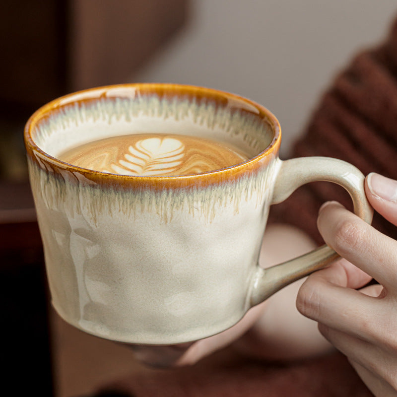 Koppo Living "Cloud & Water" Keramikbecher mit Reaktiver Glasur Porzellan 400ml